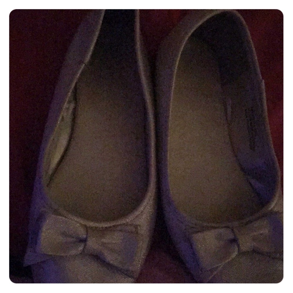 Silver shoes